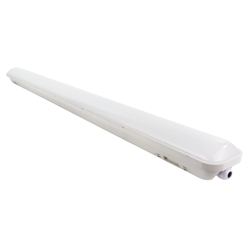 REV Omega Workshop Lamp, LED Wet Room Light, Outdoor Light, 48 W, 4200 lm, IP65, 148 cm, 20,000 h, Grey - Image 1