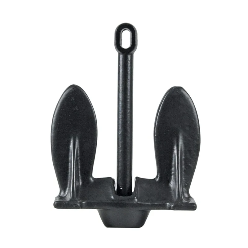 Extreme Max 3006.6530 BoatTector Vinyl-Coated Navy Anchor, 28 lbs.