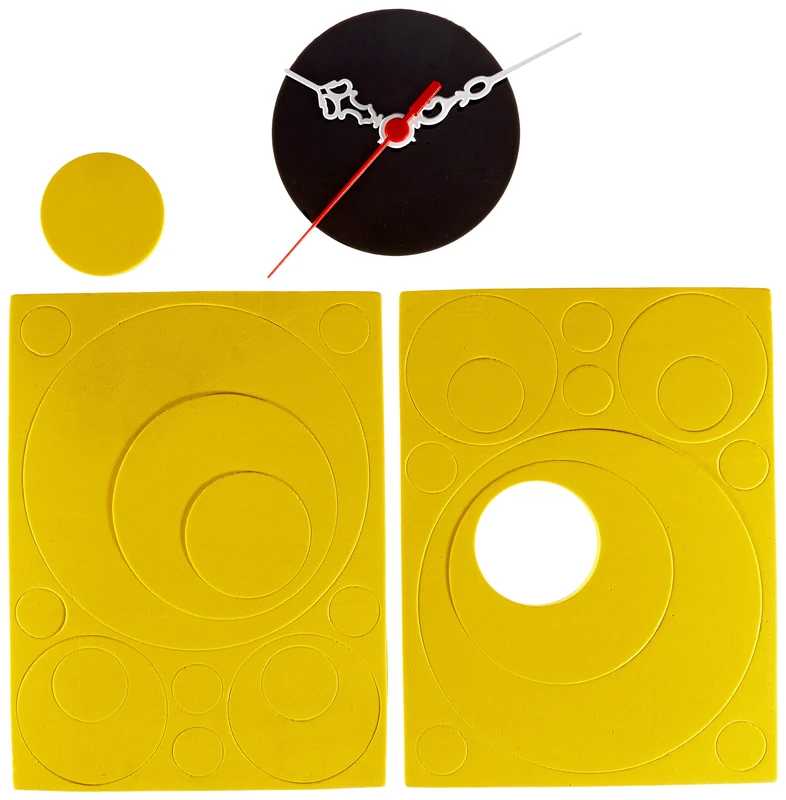 Asir Group LLC Wall Clock, plexiglass, Multicoloured - Image 1