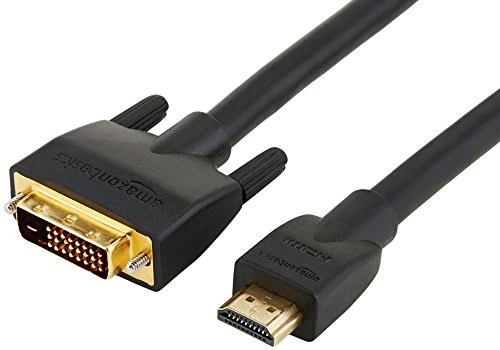 Amazon Basics HDMI to DVI Adapter Cable - 7.6 m (Not for connecting to SCART or VGA ports)