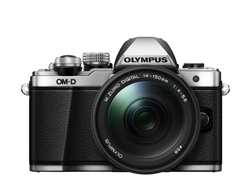 Olympus OM-D E-M10 mark II system camera (16 megapixels, 5-axis VCM image stabiliser, electronic viewfinder, with 2.36 million dot OLED, full-HD, Wi-Fi, metal casing), kit includes 14 mm - 42 mm lens (electric zoom), black.