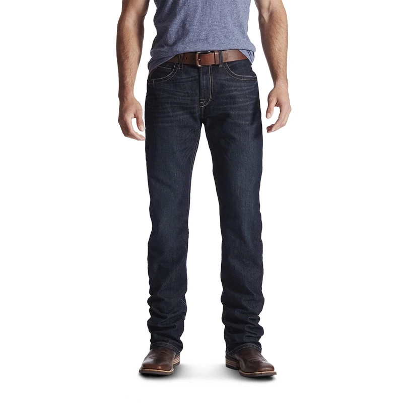 ARIAT Men's M4 Rebar Low Rise Boot Cut Stretch Jean, Bodie, 40