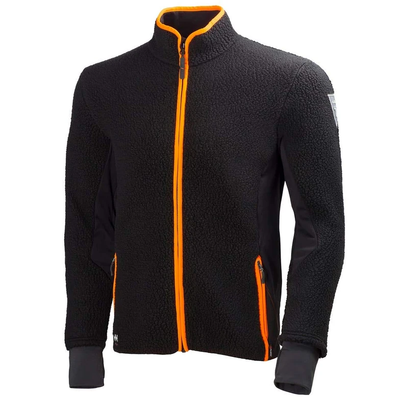 Helly Hansen Workwear Men's chelsea Mjolnir Fleece Work Jacket Black M, 990 Black, M UK