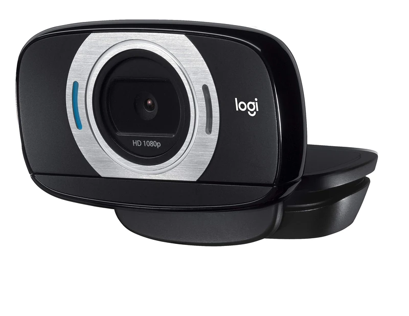 Logitech C615 Portable Webcam, Full HD 1080p/30fps, Widescreen Video Calling, Foldable, Light Correction, Autofocus, Noise Reduction, For Skype, FaceTime, Hangouts, PC/Mac/Laptop/Macbook/Tablet - Image 1