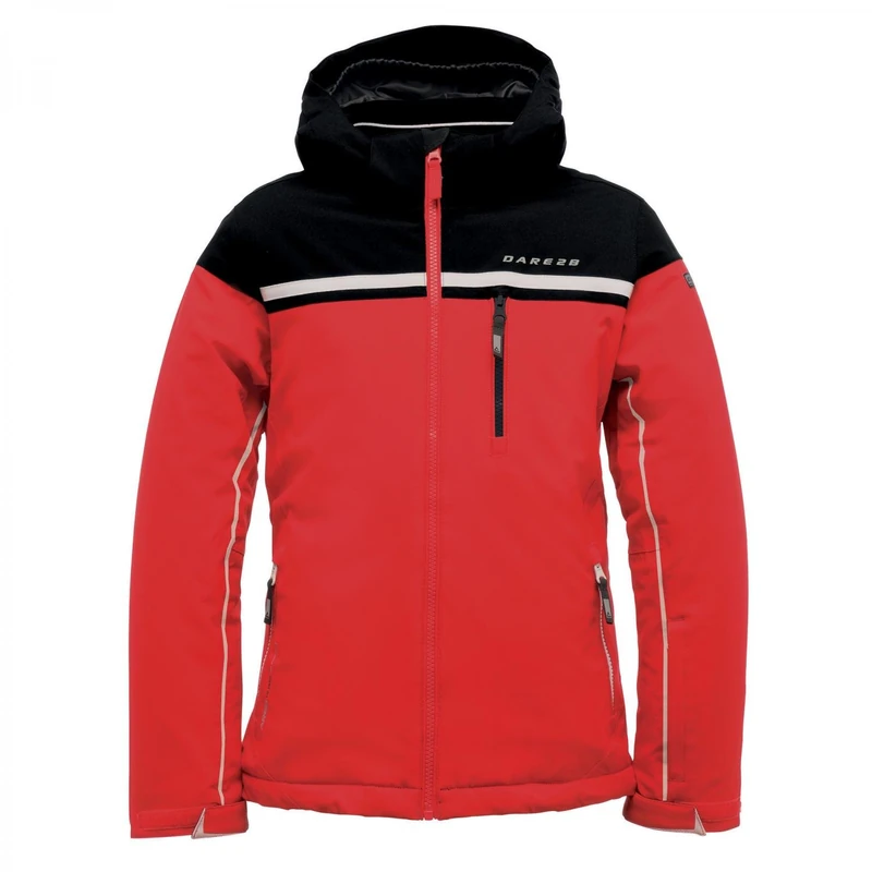 Dare 2b Boy's Destined Ski Jacket - Fiery Red, 7-8 Years
