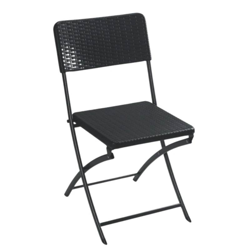 Perel - FP165R - Folding Chair - 46 x 18 x 98 cm - Variety of Colours - Image 1