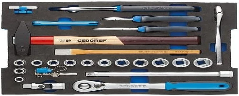GEDORE 1100 CT2-01 Assortment of Craftsmen in 2/2 L-BOXX 136 Module, 26 Pieces