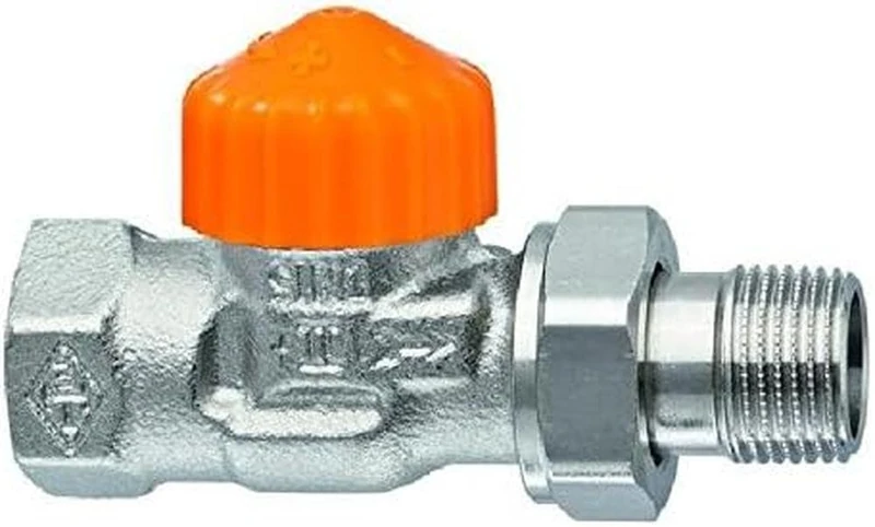 Heimeier Eclipse Valve Base Passage 1/2 Inch with Automatic Flow Control Successor to A Exact - Image 1