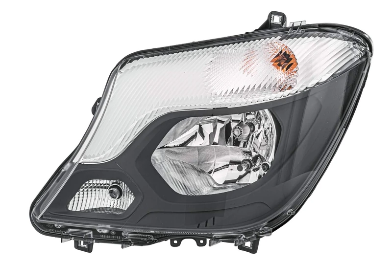 HELLA 1ED 011 030-111 Halogen/FF-Headlight - ECE - for right-hand traffic - Left Front