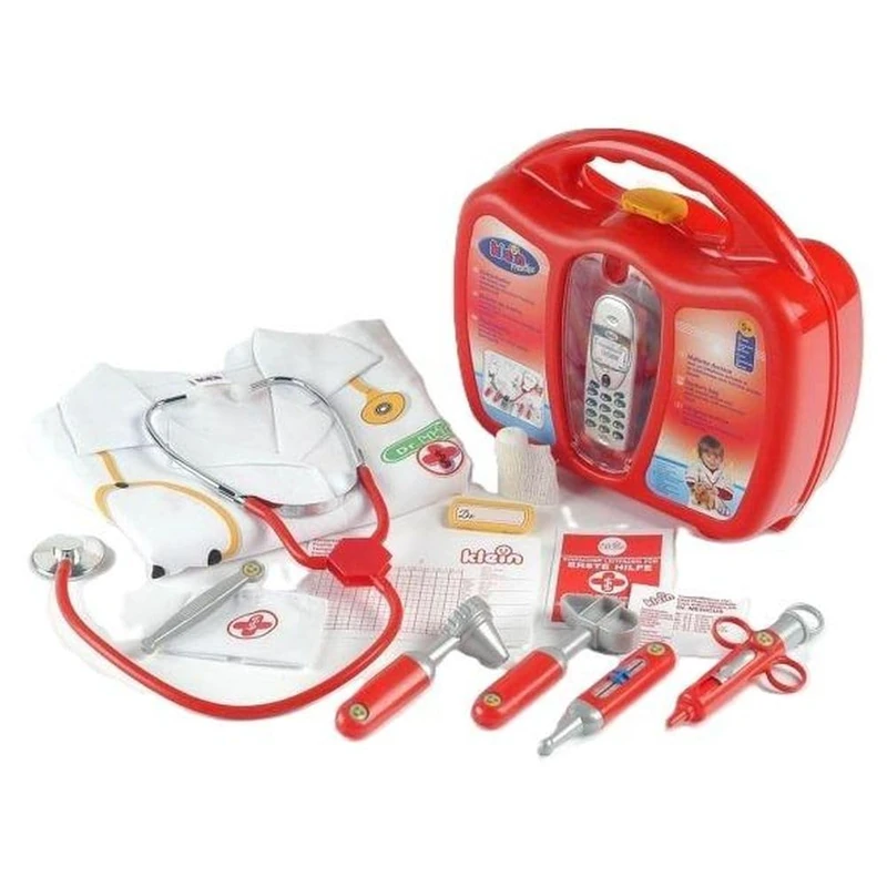Theo Klein 4353 - Rescue Team Max & Dr. Kim Doctor Case Deluxe, Toy