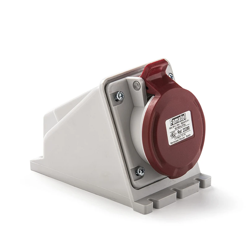 FAMATEL - Base Surface IP44 | 3P+N+T | 32A | 380-415V | Red - Image 1