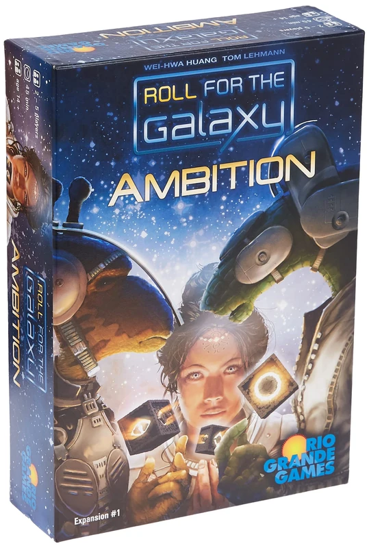 Rio Grande Games RGG520 Ambition Roll for The Galaxy Expansion Dice Game, Blue
