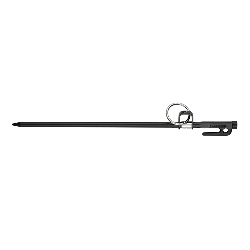 Snow Peak Dog Anchor, 50cm, Black, Stainless Steel Dog walking utensil for home, camping & outdoors - Image 1