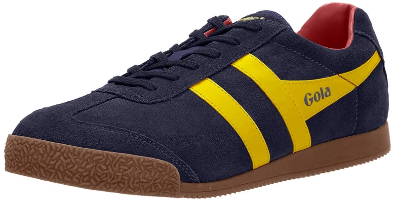 Gola Men Harrier Trainers, Blue (Navy/Sun/Red PY), 6 UK
