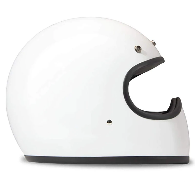 DMD 1 FFS10000WH04 Motorcycle Helmet – White, Large