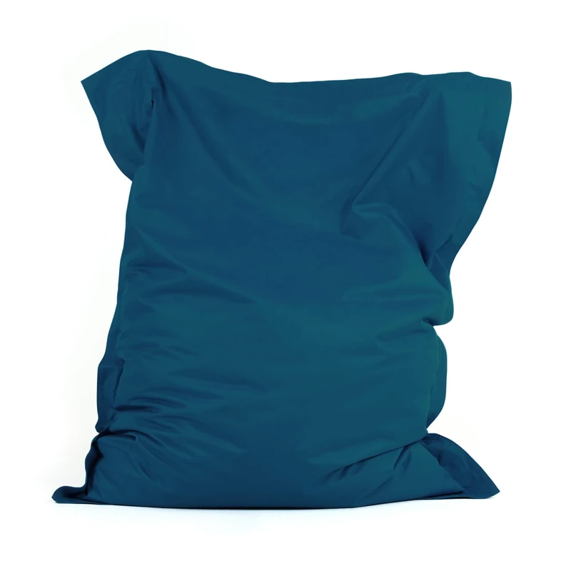 Bean Bag Bazaar Giant Bean Bag, Teal, Water Resistant Fabric, Floor Cushion, Beanbag for Indoor and Outdoor Use, Bean Bag with Filling Included, 180cm x 140cm, Gaming, Living Room, Garden