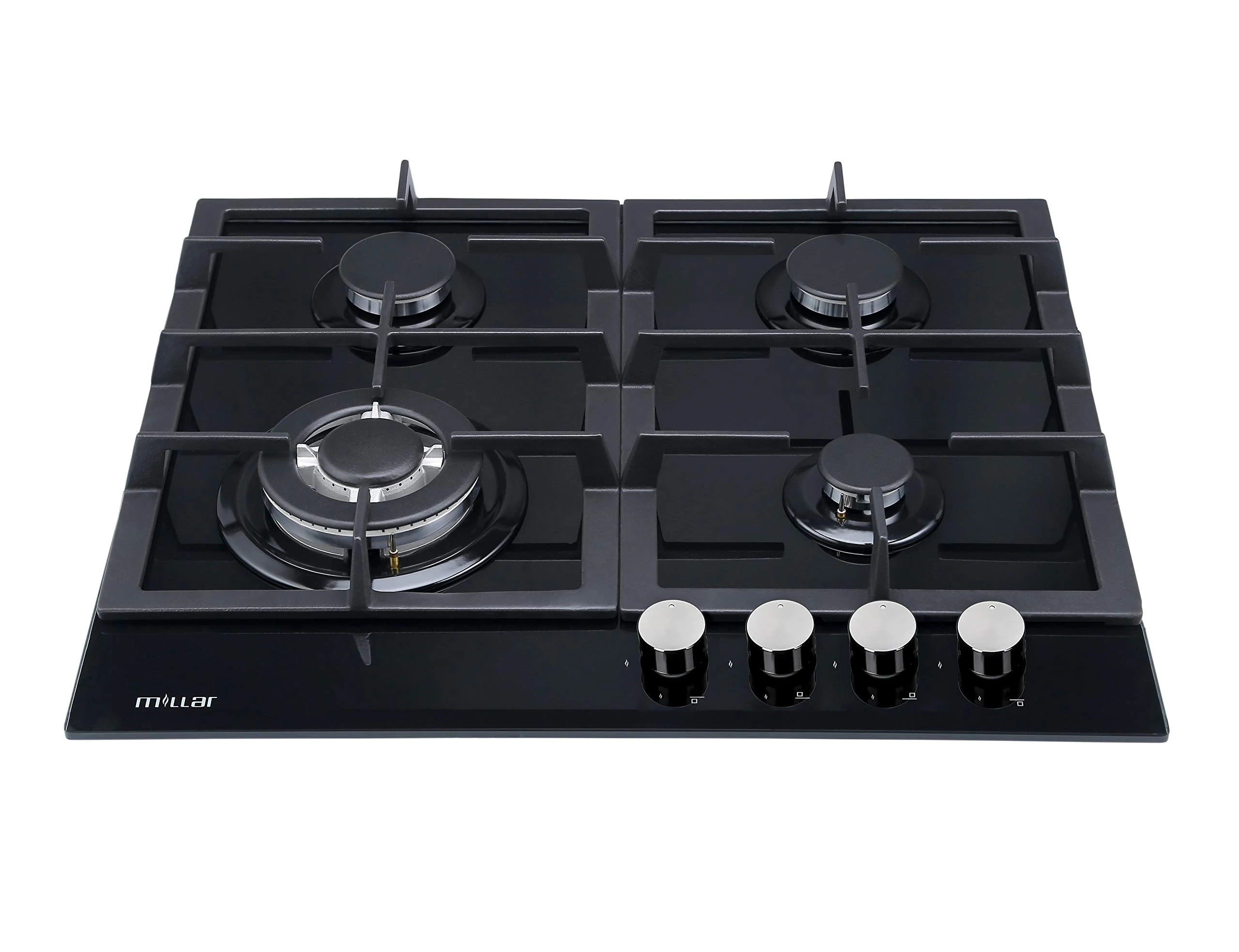 MILLAR GH6041TB 60cm Built-in 4 Burner Gas on Glass Hob/Cooker/Cooktop with FFD