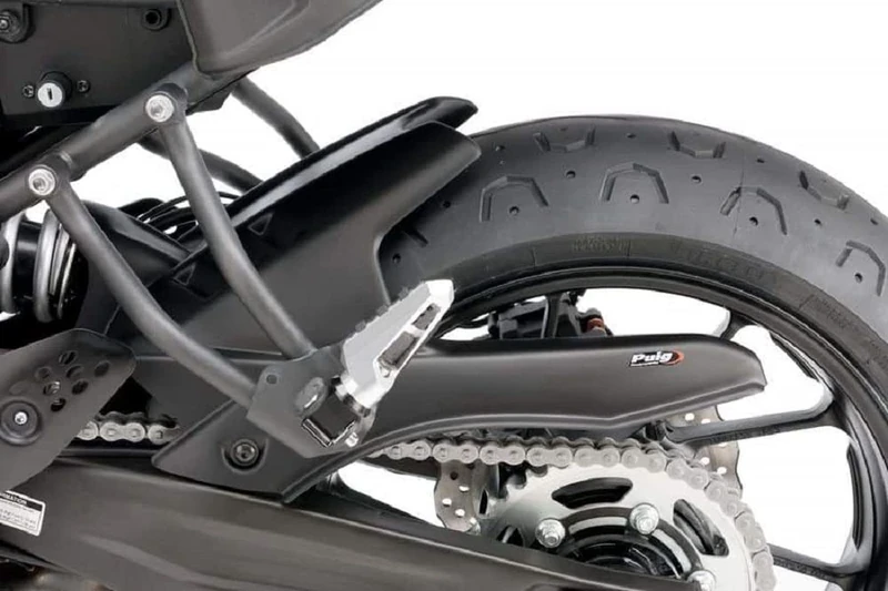 Puig 7048J Rear Fender in Matte Black with aerodynamic design high impact resistance