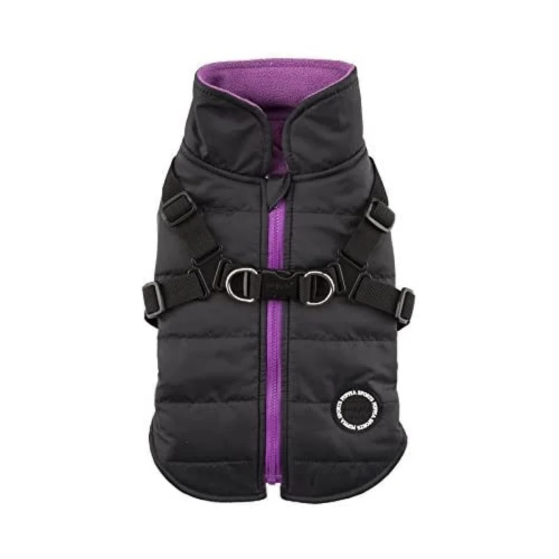 Puppia New Mountaineer Coat, X-Large, Black