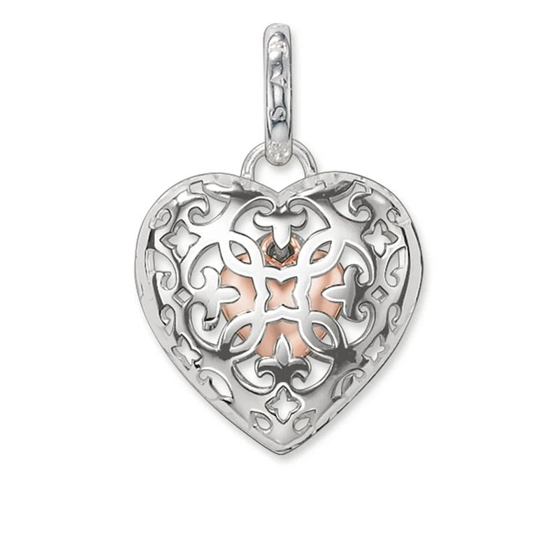 Thomas Sabo Women Pendant Heart Medallion 925 Sterling Silver PE704-415-12