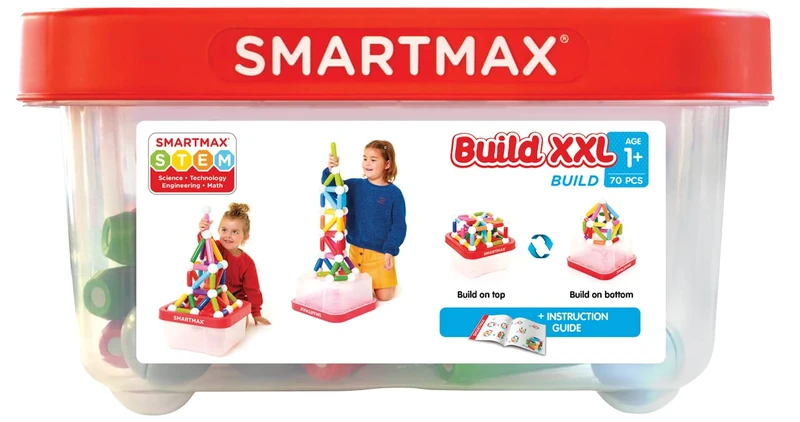 SMARTMAX Build XXL - 70 Piece Magnetic Construction Set