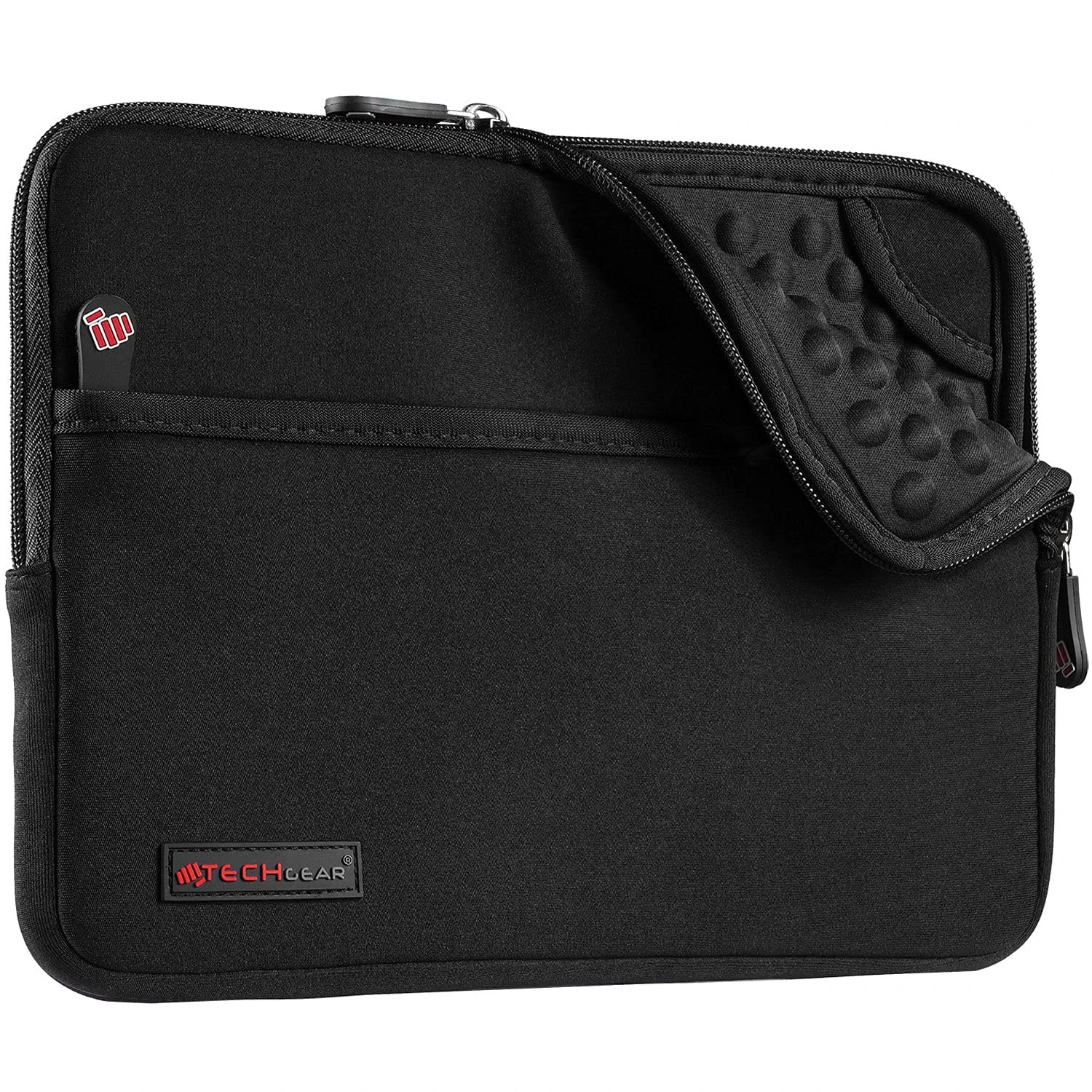 TECHGEAR Sleeve 9-11" Neoprene Zipped Pocket Anti-Shock Sleeve Pouch Case for 11" iPad Pro/Air iPad A16, 10.9" 10.2", Samsung Tab A11 Plus A9+ 11" Tab S10 Lite S8 S9 FE, Lenovo Tab 10, Surface Go 4 3