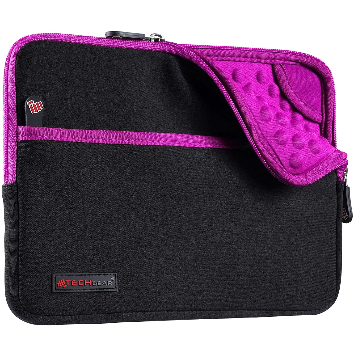 TECHGEAR Pro Sleeve 9-11" Neoprene Zipped Pocket Anti-Shock Sleeve Pouch Case for 11" iPad Pro/Air, iPad 10.9" 10.2", Air 5 4, Samsung Tab A9+ 11",Tab S6 Lite S8 S9, Lenovo Tab M10, Surface Go etc