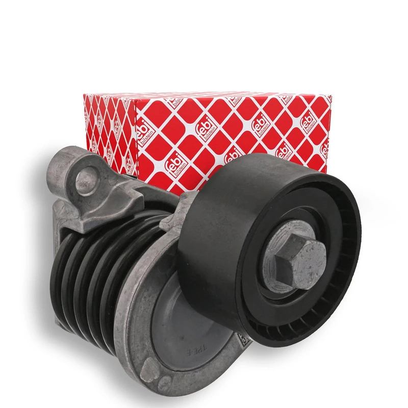 febi bilstein 45554 Tensioner Assembly for auxiliary belt, pack of one