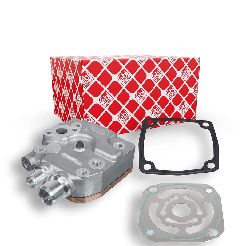 febi bilstein 44163 Cylinder Head for air compressor with valve plate, pack of one