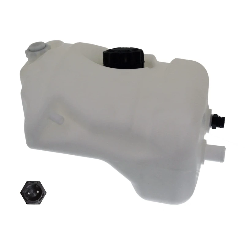 febi bilstein 40191 Coolant Expansion Tank with lids and sensor, pack of one
