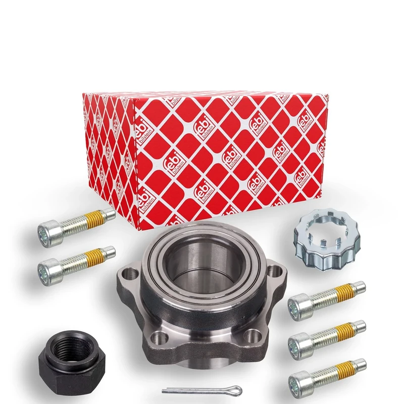 febi bilstein 45348 Wheel Bearing Kit with additional parts, pack of one