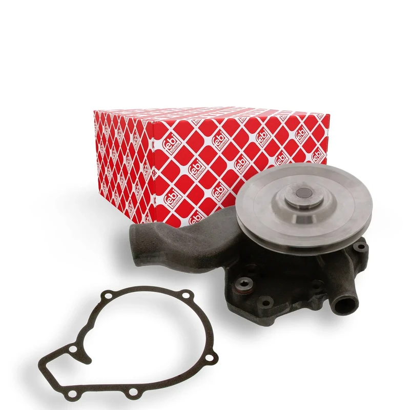 febi bilstein 44454 Water Pump with belt pulley and seals, pack of one