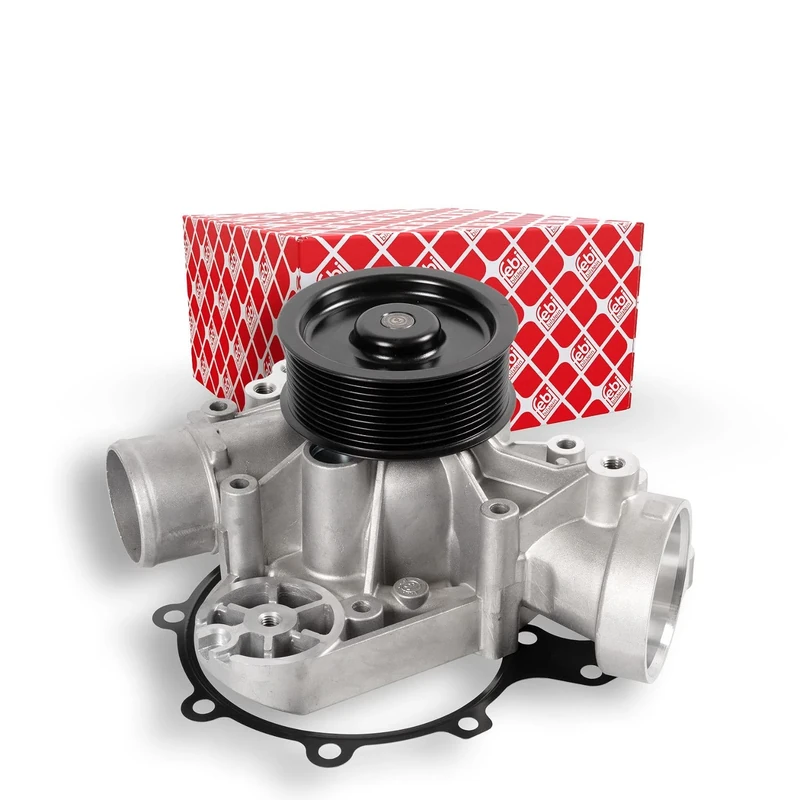 febi bilstein 44468 Water Pump with belt pulley and seals, pack of one