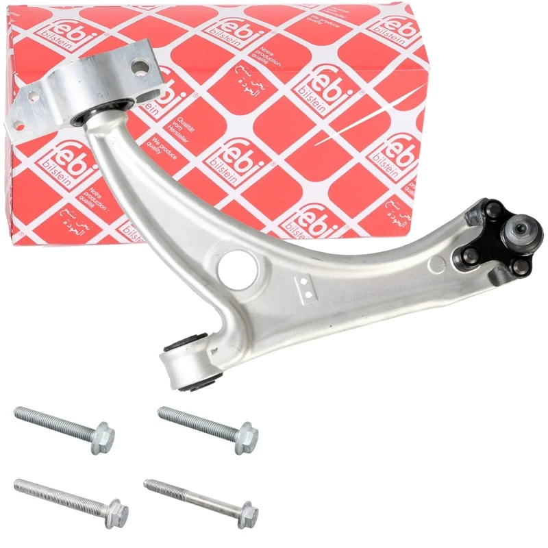 febi bilstein 39973 Control Arm with bushes, joint, brackets and lock nuts, pack of one
