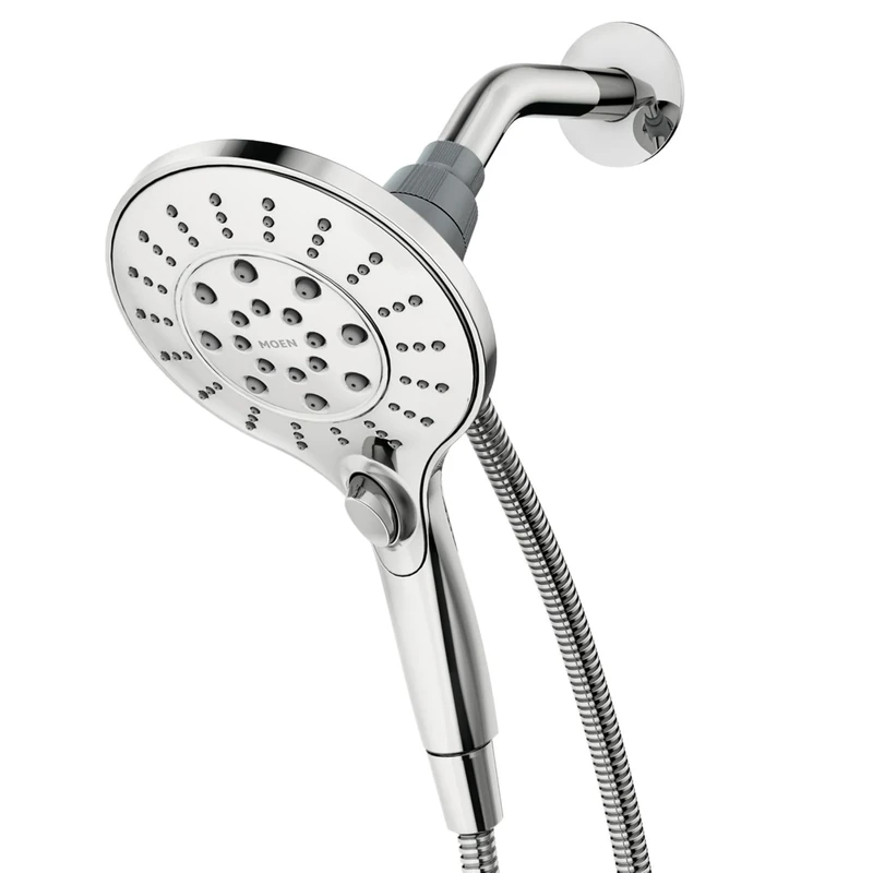 MOEN 26112 Engage Magnetix Six-Function 5.5-Inch Handheld Showerhead with Magnetic Docking System, Chrome, Pack of 1