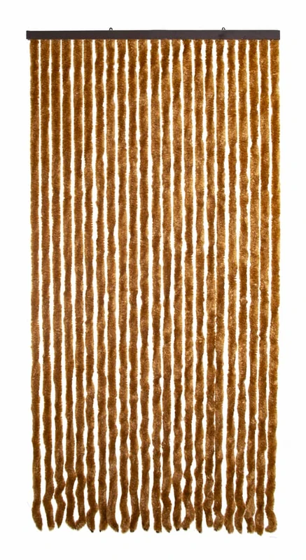 VERDELOOK Chenille Sun Curtain 120 x 230 cm, Bronze, Threads: 27