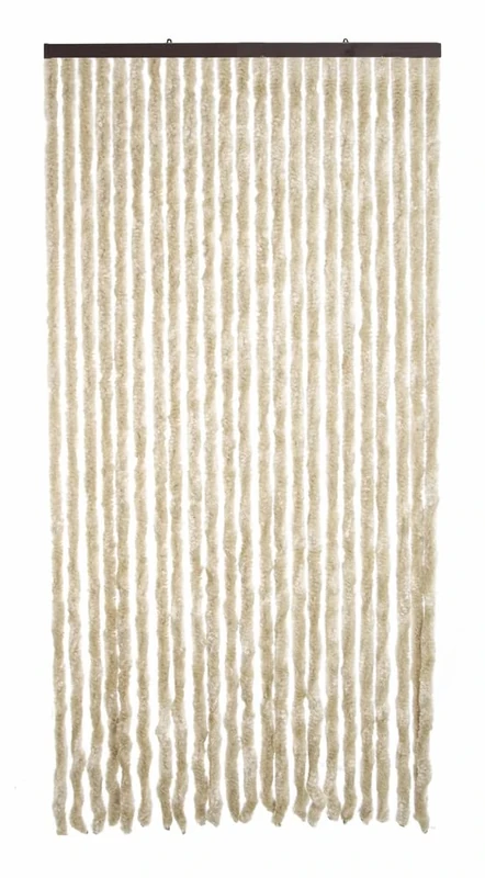 VERDELOOK Chenille Sun Curtain 100 x 220 cm, Beige, Threads: 23