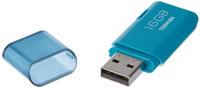 Toshiba by Kioxia 16 GB TransMemory U202 USB2 Aqua