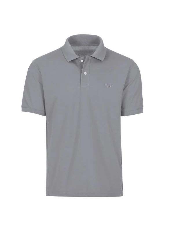 Trigema Women's 527601 Polo Shirt, Opacity, Cool-Grey, S