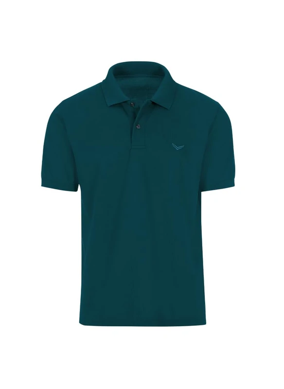 Trigema Men's 627601 Polo Shirt, Sapphire, S - Image 1