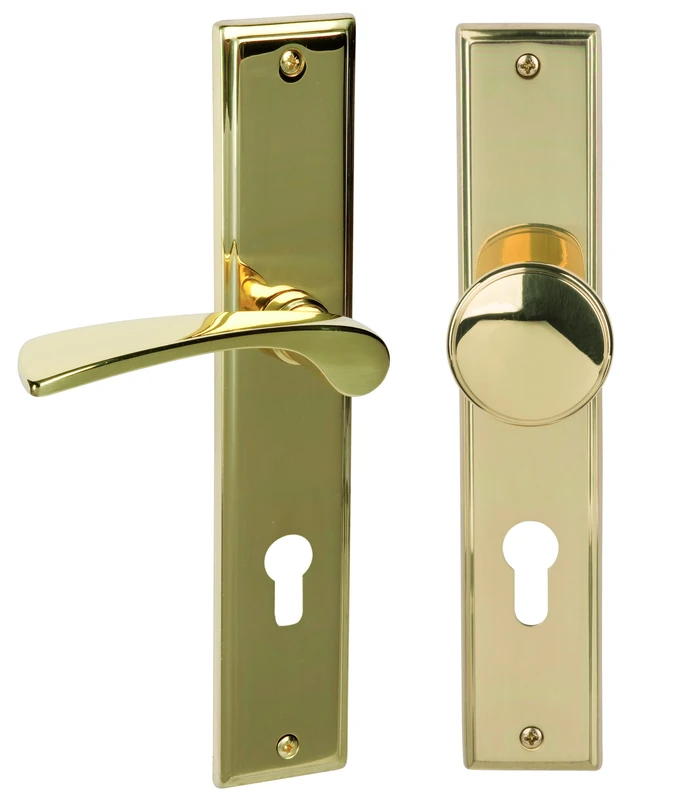 Alpertec Nelson – Long Escutcheon Door Handle Fitting Available in Various Colours and Types, 32214393