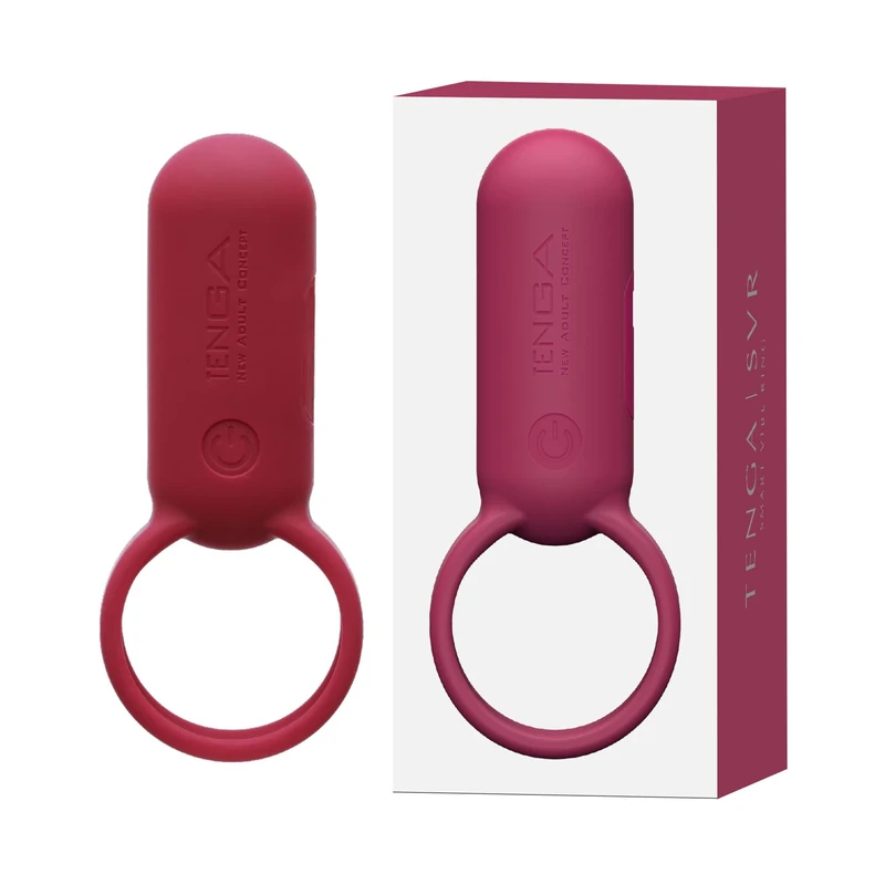 TENGA Smart Vibe Ring Carmine, Red