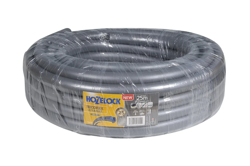 Hozelock Tricoflex Ultramax Hose, Grey, 25 mm x 25 m