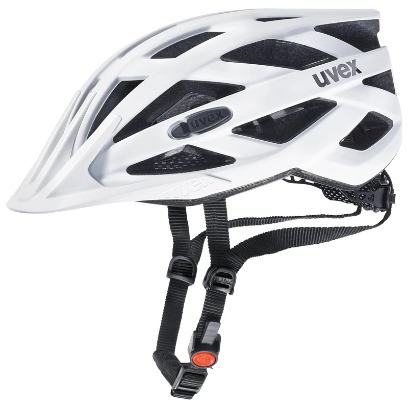 uvex i-vo cc - lightweight all-round helmet for women and men - individually adjustable fit - expandable with LED light - white matt - 56-60 cm