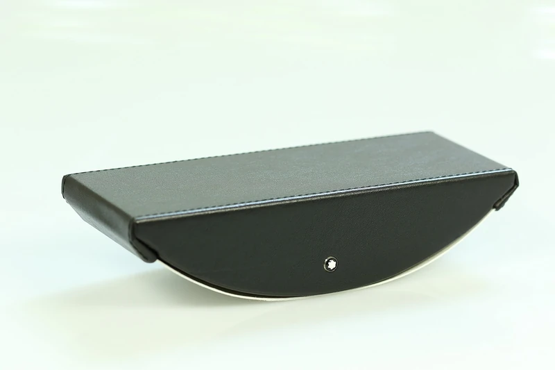 Montblanc Black Leather Ink Blotter - Full Grain Calf Leather