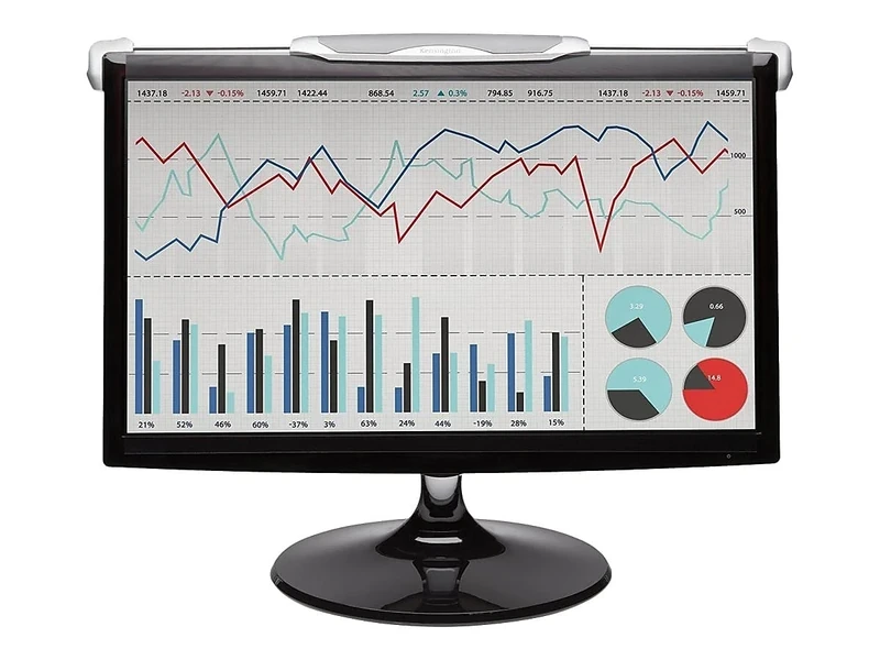 Kensington FS240 Snap2 Privacy Screen for 22-Inch to 24-Inch Widescreen 16:10 and 16:9 Monitors (K55315WW),Black