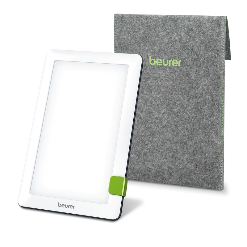 Beurer TL30UK SAD Lamp | Helps combat seasonal affective disorder | Daylight therapy lamp with 10,000 lux | Adjustable stand and travel bag | UV-free LED light therapy | Medical device