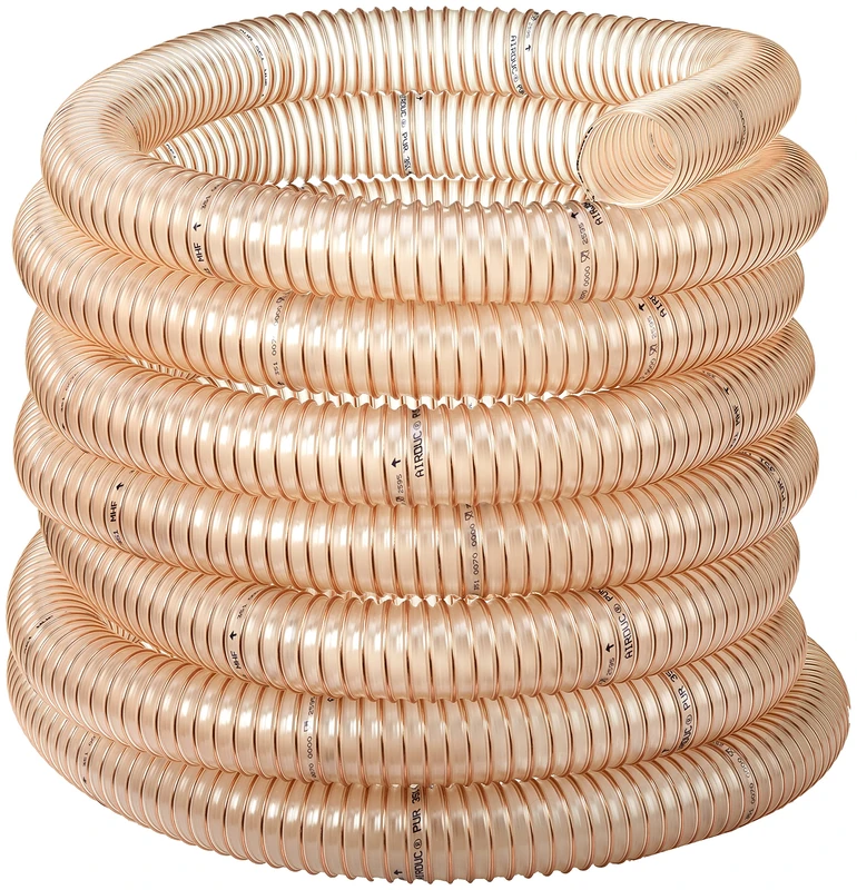 NORRES 35100750000-0000001500 AIRDUC PUR 351 Food Hose, Transparent, 15m