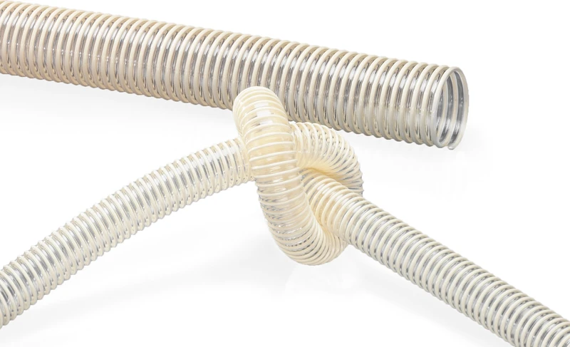 Norres Leicher PU suction hose, flame retardant, diameter 63 mm, 20 m, 38500630000-0000002000