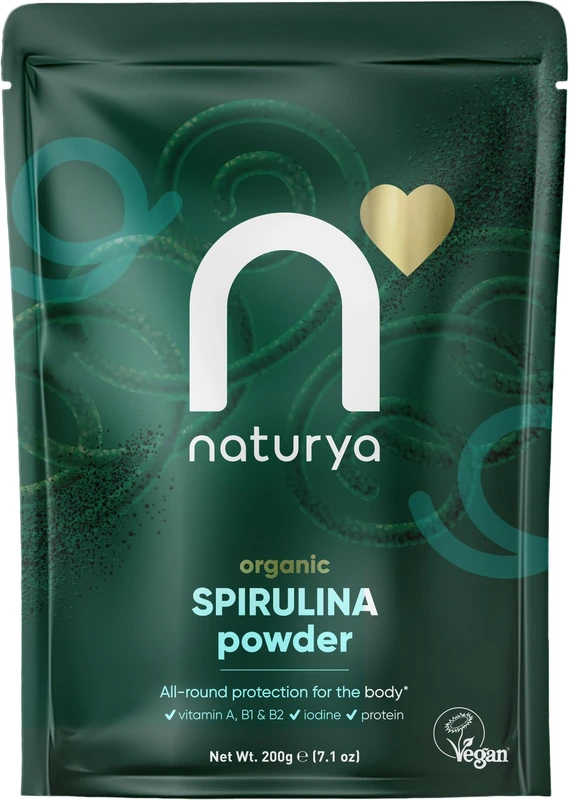 Naturya Organic Spirulina Powder 200g - Energy, Immunity, Detox